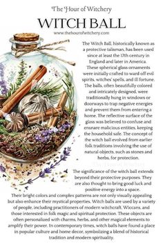 House Protection Ritual, Witches Protection Jar, Witch Homestead, Witchcraft Herbs Meanings, Witch Balls Protection Diy, Witch Balls Diy, Witch Camping, Witchy Jars, Witches Pantry