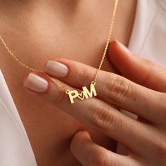 ❤️Perfect Gift for loved ones. ❤️2 initial love necklace with heart ❤️Your purchase will arrive in a gift box ❤️ All our jewelry is handmade with Love and Care in our workshop  DETAILS Material: High-Quality Solid 925 Sterling Silver and 14K Solid Gold Finish: Silver Plated, Rose Plated, Gold Plated, 14K Solid Gold and Solid White Gold  PROCESSING & SHIPPING All items purchased will be shipped within 2-7 business days. You can upgrade your shipping to Express during check out if you want it faster 🚀Standard Shipping Time for the US: 2- 7 business days worldwide 🚀Express Shipping Time: 1-5 business days worldwide  ASSURANCE ✧ Nickel Free ✧ Tarnish Resistant ✧ High-Quality Materials If you have any questions feel free to write Couples Initial Necklace, Dainty Letter Charm Necklaces For Personalized Gifts, Dainty Letter Initial Necklace For Mother's Day, Minimalist Letter Jewelry For Gifts, Minimalist Letter Jewelry As A Gift, Dainty Initials Necklace For Anniversary, Minimalist Letter-shaped Jewelry For Gifts, Personalized Heart Pendant Initial Necklace, Minimalist Initial Pendant Necklace For Anniversary Gift