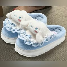 Nwt Sanrio’s Cinnamoroll Slippers Size 38-39 Official Sanrio License