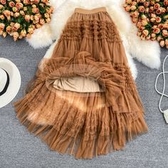 Material:tulle Color:khaki,apricot,white,black Style:stylish Features:pleated,irregular Size(CM):free 1inch=2.54cm length:90,waist:62-82 All items will arrive in 20-25 business days, if you have an emergency, please contact us to upgrade logistics. Need to add 15 dollars fast shipping(Arrive in 10-14 days). Summer Party Skirt With Fake Two-piece Design, Beige Non-stretch Party Skirt, Beige Ruffled Skirt For Parties, Asymmetrical Beige Skirt For Party, Beige Party Skirt With Ruffles, Beige Long Tulle Skirt, Beige Ruffled Party Bottoms, Chic Summer Petticoat Skirt, Beige Tiered Skirt For Party