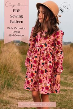 Children's Dress Patterns, Simplicity Dress Patterns, Diy Kids Clothes, Girls Occasion Dresses, Dress Sew, Kids Clothes Diy, Simplicity Patterns Dresses, Kids Clothes Patterns, Kids Dress Patterns