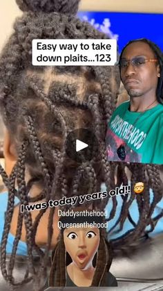 3.2M views · 3K reactions | Easy as it looks #daddysnthehood #queensnthehood | Zahkee Askari Knotless Braid Tutorial, Hair Dues, Diy Natural Hair, Knotless Braid, Natural Hair Diy, How To Braid, Natural Hair Tutorials, Hair Due