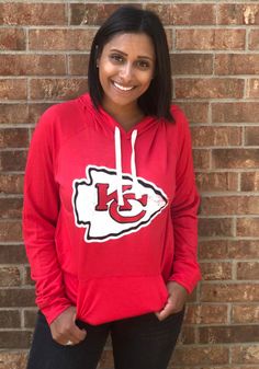 Kansas City Chiefs Womens Red Pre-Game Hooded Sweatshirt - 9431122 Red Game Day Fan Apparel Hoodie, Collegiate Red Hoodie For Game Day, Red Collegiate Hoodie For Game Day, Red Fan Apparel Hoodie With Graphic Print, Sporty Red Hoodie For Game Day, Red Graphic Print Fan Apparel Hoodie, Red Hooded Hoodie For Game Day, Red Graphic Print Hoodie Fan Apparel, Game Day Red Sweatshirt With Drawstring Hood