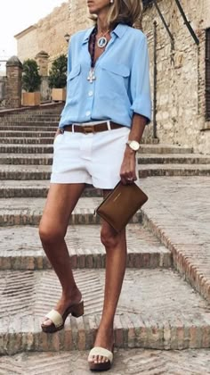 Susi Rejano, Mode Tips, Shorts Outfits Women, Fashion Style Outfits, Cool Summer Outfits, Outfit Chic, Trendy Swimwear, Fashion Blogger Style, Beach Days