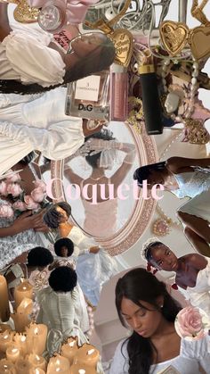 a collage of women in wedding dresses and accessories with the words daughter on it