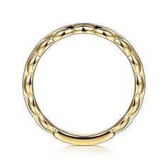 Oval stations give this 14K yellow gold stackable ring a unique flair. Wear it individually or use it to add variety to your signature ring stack. Yellow Gold Stackable Oval Jewelry, Luxury Oval Stackable Rings, Yellow Gold Oval Stackable Rings Hallmarked, Elegant Yellow Gold Enamel Stackable Rings, Everyday Stackable 14k Gold-filled Yellow Gold Rings, Yellow Gold Stackable Ring, Elegant 14k Gold-filled Yellow Stackable Rings, Signature Ring, Signature Rings