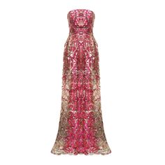 Khatun Embellished Dress Pink Contrast Sequin Dress For Gala, Luxury Sequin Maxi Gown, Glamorous Floral Gown For Gala, Maxi Length Sequined Evening Dress For Reception, Floral Embellished Dress With Fitted Bodice For Reception, Luxury Maxi Length Sequin Gown, Festive Sequined Maxi Dress For Reception, Glamorous Floral Embellished Gown For Reception, Elegant Floral Embellished Evening Dress For Reception