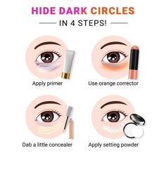 Eye Bags Makeup, Hide Dark Circles, Eyes Dark