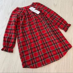 Soft Red Flannel Nightgown. Size Large 10/11 Flannel Nightgown, Red Flannel, Soft Red, Nightgowns, Kids Pajamas, Red Plaid, Night Gown, Pajamas, Plaid