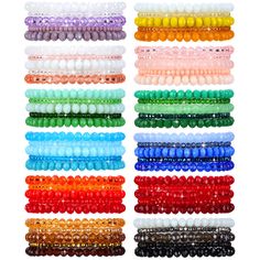 PRICES MAY VARY. Multicolor Beaded Bracelet Set: you will receive 60 pieces of stackable beaded bracelets for women in assorted colors, charming and trendy, making the wearer more refined and fashionable, you can select the colors you wear or share them with your people around you One Size Fits Most: coming with a circumference of about 7.1 inches/ 18 cm, our crystal bead bracelet is suitable for most women to wear, the elastic band design make it easy to put on and take off, and is strong enoug Cheap Assorted Colorful Beaded Bracelets, Cheap Rainbow Stretch Bracelet With Colorful Beads, Cheap Multicolor Crystal Bracelet With Colorful Beads, Cheap Colorful Glass Bead Stretch Bracelet, Cheap Multicolor Stackable Crystal Bracelet, Bohemian Beaded Bracelet, Stackable Beaded Bracelets, Bracelet Pack, Crystal Beads Bracelet