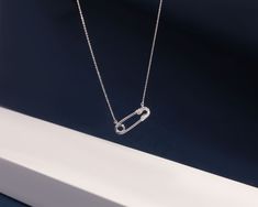 "Diamond Safety Pin Necklace / Safety Pin Pendant / 14K White Gold Safety Pin / Micro Pave Diamond Pin Necklace / Safety Pin Charm ╰►Specifications ➤ Made to Order.  ➤ Made in Turkey. ➤ 14K White Gold ➤ Custom Gold Color: Rose Gold, Yellow Gold, White Gold ➤ Total CTW: 0.10 Carats ➤ Setting Type: Micro Pave ➤ Natural Earth-Mined & Non-Conflict Diamonds ➤ Ready to Ship in 1 Week ╰► Diamonds Specifications ➤ Round Cut Diamonds: 10 pieces of 1.00MM and 5 pieces of 0.90MM ➤ Carat Weight: 0.10 Carat of Round Cut Diamonds ➤ Color: G ➤ Clarity: SI.  If you have any additional questions about this ring, just hit the \"Ask a Question\" button (just to the right of the price) and we will get back you within a few hours.  Be sure to hit \"favorite\" on the right so it remains in your favorites list a Enhypen Niki Safety Pin Necklace, Safety Pin Necklace, Minimalistic Necklace, Safety Pin Jewelry, Pin Necklace, Pin Pendant, Pin Jewelry, Natural Earth, Precious Jewelry