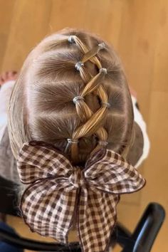 Add and ribbon bow and like that you have a holiday style! This will be your go-to half up hairstyle. Tap to shop the hair products! Girls Simple Hairstyles, Half Up Hairstyle, Kids Outfit Ideas, Picture Day Hair, Everyday Hair, Simple Pictures, Girl Short Hair, Half Up Hair