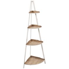 Get Four-Tiered Wood Corner Shelf online or find other Book Cases & Shelves products from HobbyLobby.com Small Corner Decor, 5 Tier Shelf, Wood Corner Shelf, Massage Room Design, Corner Shelf Design, Wood Corner Shelves, Small Room Makeover, 4 Tier Shelf, Round Shelf