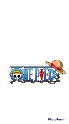 the logo for one piece is shown