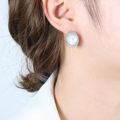 Affordable Exquisite Pearl Jewelry | Adorn Your Daily Life | NIF PEARL Elegant Pearl Earrings Made Of Alloy, Elegant Hypoallergenic Metal Clip-on Earrings, Elegant Hypoallergenic Alloy Earrings, Silver Alloy Drop Pearl Earrings, Elegant Alloy Hoop Earring, Silver Alloy Drop Clip-on Earrings, Silver Alloy Earrings For Wedding, Formal Alloy Earrings For Pierced Ears, Elegant Hypoallergenic Alloy Jewelry