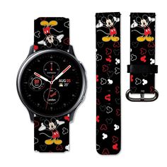 Please Select Your Band Width. Comes With 20mm Or 22mm Quick Release Pins. Fits Wrists 5.3-7.8" Which Means It Will Fit Child's Wrist As Well As Average Adult's Wrist. Decorate Your Watch Band With Fun Amazing Custom Design. Made Of Top Quality Vegan Leather And Soft Silicon. Straps Are Everything You Need To Show Your Personal Style And You Can Use It For Sport Activities Or Outside. They Will Make Your Watch Your Must-Have Accessory And Get Many Compliments. Easy Installation, No Tools Needed. Adjustable Black Bracelet Strap Watch Bands, Black Wear-resistant Watch For Gift, Black Round Watch Accessories For Gift, Black Round Watch Accessories As A Gift, Black Round Watch With Bracelet Strap, Black Round Bracelet Strap Watch, Adjustable Black Watch Accessories As Gift, Disney Apple Watch Band, Samsung Watch Bands