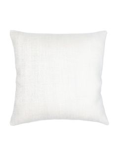 a white pillow on a white background