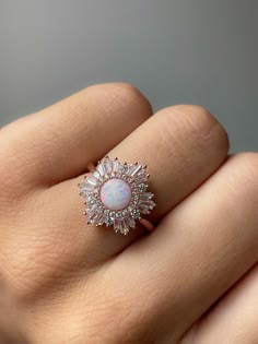 Exploding Star, Opal Statement Ring, Crystals Amethyst, Cute Engagement Rings, Opal Engagement Ring, Opal Engagement, Dream Engagement Rings, The Dazzling, Jewelry Crystal