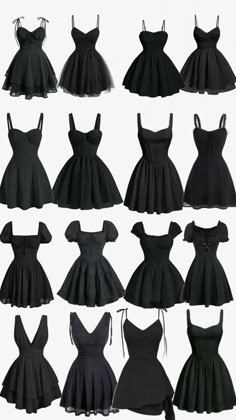 Casual But Fancy Dresses, Black Dress Dance Outfit, Black Dress Kpop Idol, Dresses For Teenagers Formal, Black Birthday Outfit Classy, Simple Grad Dresses, Grad Dresses Grade 8, Black Dress Dance, Classy Graduation Dress