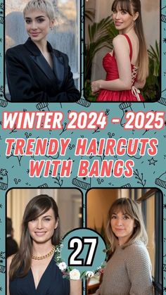 Winter Hairstyle Ideas, Bangs 2024, Lob Bob, Textured Bangs, Ash Blonde Highlights, Hair Mistakes