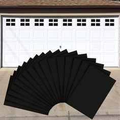 PRICES MAY VARY. Easy to stick: just stick the garage door windows decal to where you want, smooth it gently, no drilling tools or holes are required; These faux garage door and window stickers are the simple decorative hardware for home upgrades; They are not panes or panels, so do not have white borders or frames Good alternative: the garage window sticker kit replaces garage window magnets, which not only saves your cost, but also replaces the entire garage system to get a beautiful and charm Fake Garage Door, Garage Door Window, Black Garage Door, Window Magnets, Garage Door Handles, Faux Windows, Mop And Broom Holder, Gentleman Pirate, Garage Windows