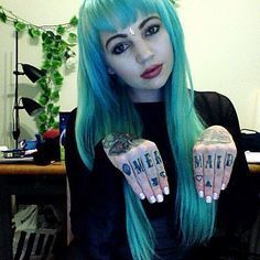 Bubble Goth, Tumblr Era, 2015 Hairstyles, Punk Hair