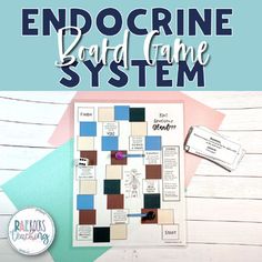 the endocine board game system is shown