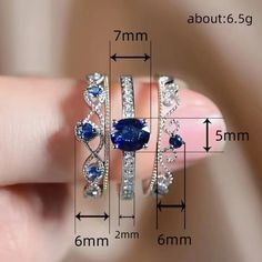 Celebrate your December birth with our Tanzanite ring, shining with clarity, grounding, and stability. A beautiful addition to your collection or a thoughtful gift for someone special. Rings With Crystals, Royal Blue Sapphire Ring, Royal Ring, Stone Crown, Crown Rings, Royal Rings, Sport Bags Women, Birthstone Stacking Rings, Style Royal