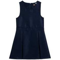 Beverly Hills Polo Club Girls' Jumper - Sleeveless Pleated School Uniform Jumper is a great way to update your daughter's closet essentials. This comfortable, school-appropriate pleated jumper is all she needs for the back-to-school season, featuring breathable and soft fabric that will keep her warm throughout the day. Get your daughter ready for school with our lightweight and fashionable jumper, perfect no matter if shes in the classroom or hanging out with friends. Size: 14.  Color: Multicol Spring Sleeveless School Uniform Dresses, Sleeveless Spring Dress For School, Sleeveless Spring Dresses For School, Solid Color Spring School Dress, Sleeveless Summer School Dress, School Uniform Dress, Girls School Uniform, Navy Jumper, Uniform Dress