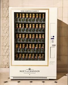 Moet and Chandon Champagne Vending Machine | eBay Vending Machine Design, Vending Machine Business, Moet Chandon Champagne, Aloe Gel, Vending Machines, Dreams Do Come True, Champagne Bottles, Fashion Blogger Style, Mini Bottles