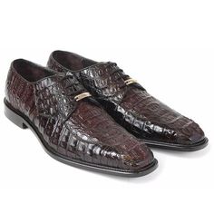 Belvedere Men's Designer Shoes Chapo Alligator Black Oxfords (BV1006) – Dellamoda Womens Formal Shoes, Alligator And Crocodile, Exotic Shoes, Crocodile Shoes, Black Oxfords, Mens Designer Shoes, Shoes Brown, Michael J, Best Shoes