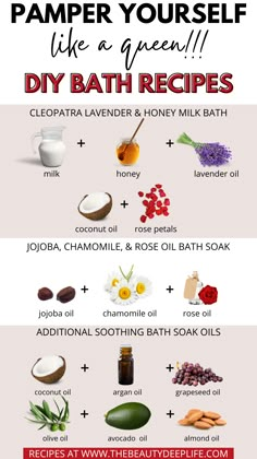 Bath Recipes Relaxing, Diy Bath Milk, Diy Spiritual Bath Recipes, Benefits Of Milk Bath, Menstrual Bath Soak, Diy Bath Soak Recipes Easy, Diy Milk Bath Recipes, Period Bath Soak, Goddess Bath Recipes