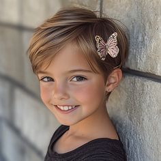 capecod8999 A pretty 10 year old little girl with a short Lay 93a520e3 947c 42b1 8f73 ed60952e497c 2 Girl Haircut Ideas Short, Short Hair Kids Girl, Toddler Short Haircut, Pixie Cut For Kids, Girls Short Haircut, Girls Pixie Cut, Short Hair For Kids, Creative Imagination, Old Hairstyles