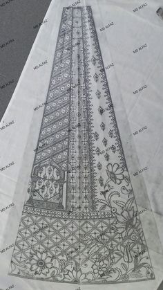 a piece of paper with an image of a tower on it's side and instructions for how to sew