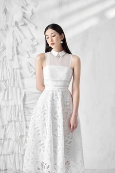 Shein Fashion, Design Skirt, Lace Weave, Dresses Simple, Mass Production, Wedding Dresses Simple, Beautiful Wedding Dresses, Lace Patterns, Collar Dress