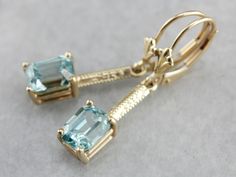 Radiant Cut Blue Emerald Jewelry, Blue Radiant Cut Emerald Jewelry, Blue Emerald Cut Earrings For Formal Occasions, Blue Emerald Gemstone Earrings, Elegant Blue Topaz Jewelry With Emerald Cut, Emerald Cut Turquoise Gemstone Jewelry, Turquoise Emerald Cut Gemstone Jewelry, Elegant Blue Topaz Emerald Cut Jewelry, Elegant Emerald Cut Blue Topaz Jewelry