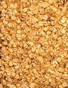 the top view of a pile of oats