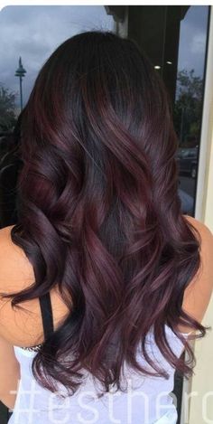 Hair Color Burgundy Highlights, Red Highlights In Brown Hair, Burgundy Highlights