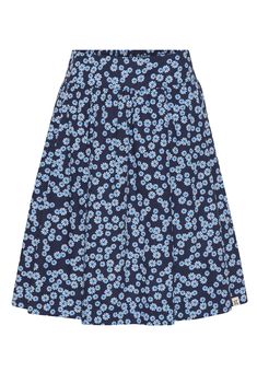 Svala is sewn in a delicious GOTS certified poplin made from 100% organic cotton. The skirt has a wide waistband (approx. 7 cm) with elastic at the back for a great fit. The style is feminine-bohemian with a wide skirt and hidden pockets in the side seam. It can be worn with a t-shirt in summer and a warm knit in winter. Certified GOTS organic by CERES - CERES-0367  Fabric composition - 100% organic cotton Wash at 40 degrees max. We recommend 30 degrees fine wash. Cotton Tiered Skirt With Pleated Waist, Cotton Skirt With Pleated Waist And Voluminous Fit, Cotton Full Gathered Skirt, Cotton Full Skirt With Gathered Details, Cotton Full Skirt With Pleated Waist, Cotton Midi Skirt With Floral Print, Floral Print Cotton Midi Skirt, Cotton Gathered Skirt Bottoms, Summer Full Cotton Skirt