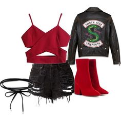 "I need a gangsta to love me better than all the others do..." S… #fanfiction #Fanfiction #amreading #books #wattpad Riverdale Outfits, Riverdale Fashion, Badass Outfit, Hipster Outfits, Cheryl Blossom, Trendy Swimwear, Emo Outfits, Tween Outfits, Teenager Outfits