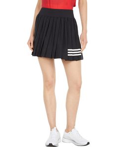 adidas Club Tennis Pleated Skirt | Zappos.com Casual Nylon Tennis Skirt For Sports, Casual Nylon Tennis Skirt With Moisture-wicking, Athleisure Nylon Tennis Skirt, Casual Moisture-wicking Tennis Skirt For Training, Sporty Breathable Tennis Bottoms, Sporty Cotton Tennis Bottoms, Casual Tennis Skirt For Training, Black Nylon Skort For Sports, Spring Sports Nylon Tennis Skirt