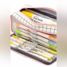 Isuperb Large Pencil Case 10 Compartments Pencil Pouch Big Capacity Pencil Bag Oxford Storage Pen Bag Cosmetic Makeup Pouch For Women Hammitt Handbags, Insulated Backpack, Large Pencil Case, Kate Spade Crossbody Purse, Pen Bag, Vera Bradley Wallet, Beaded Evening Bags, Gucci Monogram, Pencil Bag