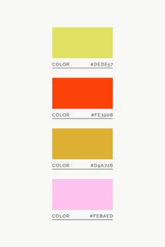 the color scheme is shown in different colors