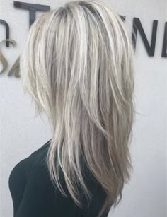 Hair Color And Cut, Long Blonde, Short Hairstyle, Long Blonde Hair, Medium Length Hair Cuts, Gray Hair