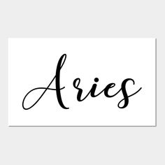 the word aris written in black ink on a white background