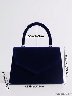 BagForLove - Compact Magnetic Top-Handle Square Bag Product Description Color Royal Blue Magnetic Yes Style Glamorous Pattern Type Plain Bag Size Small Closure Type Magnet Type Square Bag Material Flannelette Composition 100% Polyester Care Instructions Do not wash Size Chart INCH CM Bag Height Bag Length Bag Width Handle Height Strap Length 6.1 inch 8.7 inch 2.8 inch 3.5 inch 47.2 inch Bag Height Bag Length Bag Width Handle Height Strap Length 15.5 cm 22 cm 7 cm 9 cm 120 cm Details Pictures Similar Products h2 { text-align: center; } /* æ¢è¡ */ li{ white-space: normal; word-break: break-all; word-wrap: break-word; } .red-box { width: 100%; display: flex; flex-direction: row; flex-wrap: wrap; justify-content: center; } .red-box > div { width: 190px; height: 250px; margin: 10px; } .red-bo Blue Evening Shoulder Bag, Blue Satchel Shoulder Bag For Party, Blue Rectangular Satchel For Party, Blue Large Capacity Shoulder Bag For Parties, Party Tote Shoulder Bag With Adjustable Handle, Blue Double Handle Shoulder Bag For Party, Party Tote Bag With Adjustable Handle, Blue Party Shoulder Bag With Double Handle, Blue Rectangular Party Satchel