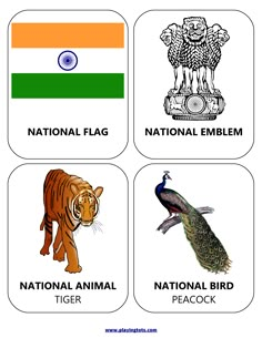 National symbols of India flashcards National Symbols Of India Chart, National Symbols Of India Worksheet, National Symbols Of India For Kids, Indian National Symbols, National Animal Of India, Natural Disasters For Kids, National Symbols Of India, India Wallpaper, Tamil Learning