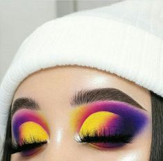 Crazy Eye Makeup, Makeup 101, Rave Makeup