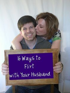 From the original pinner: "Last year, I made a commitment to flirt with my husband every single day... and it's revolutionized our marriage. I dare you to try it. Here are some great ideas to help you get started." haha these are fun to read :) Flirting With Your Husband, I Love My Hubby, This Is Your Life, Funny Post, Hubby Love