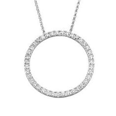 Accented Circle Necklace Round Diamond Necklace With Prong Setting, Dazzling Round Necklace With Prong Setting, Classic Oval Necklace With Pave Setting, Fine Jewelry Diamond Cut Necklace With Round Stone, Oval White Gold Necklace With Pave Setting, White Gold Oval Necklace With Pave Setting, Fine Jewelry Necklace With Diamond Cut Round Stone, Dazzling Round Necklace For Formal Occasions, Fine Jewelry Necklaces With Diamond Cut Round Stone